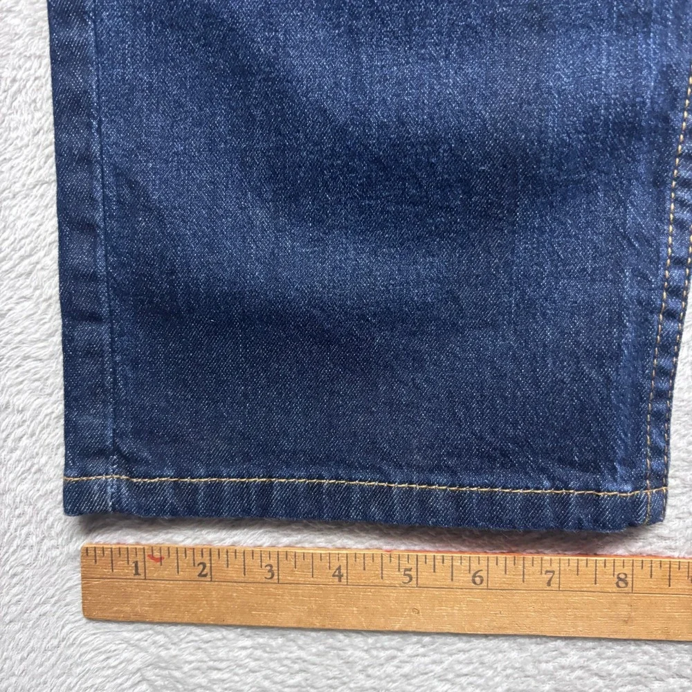 NWT Levis 550 Relaxed Fit Tapered Leg Jeans Mens 35x34 Dark Wash Stretch Denim